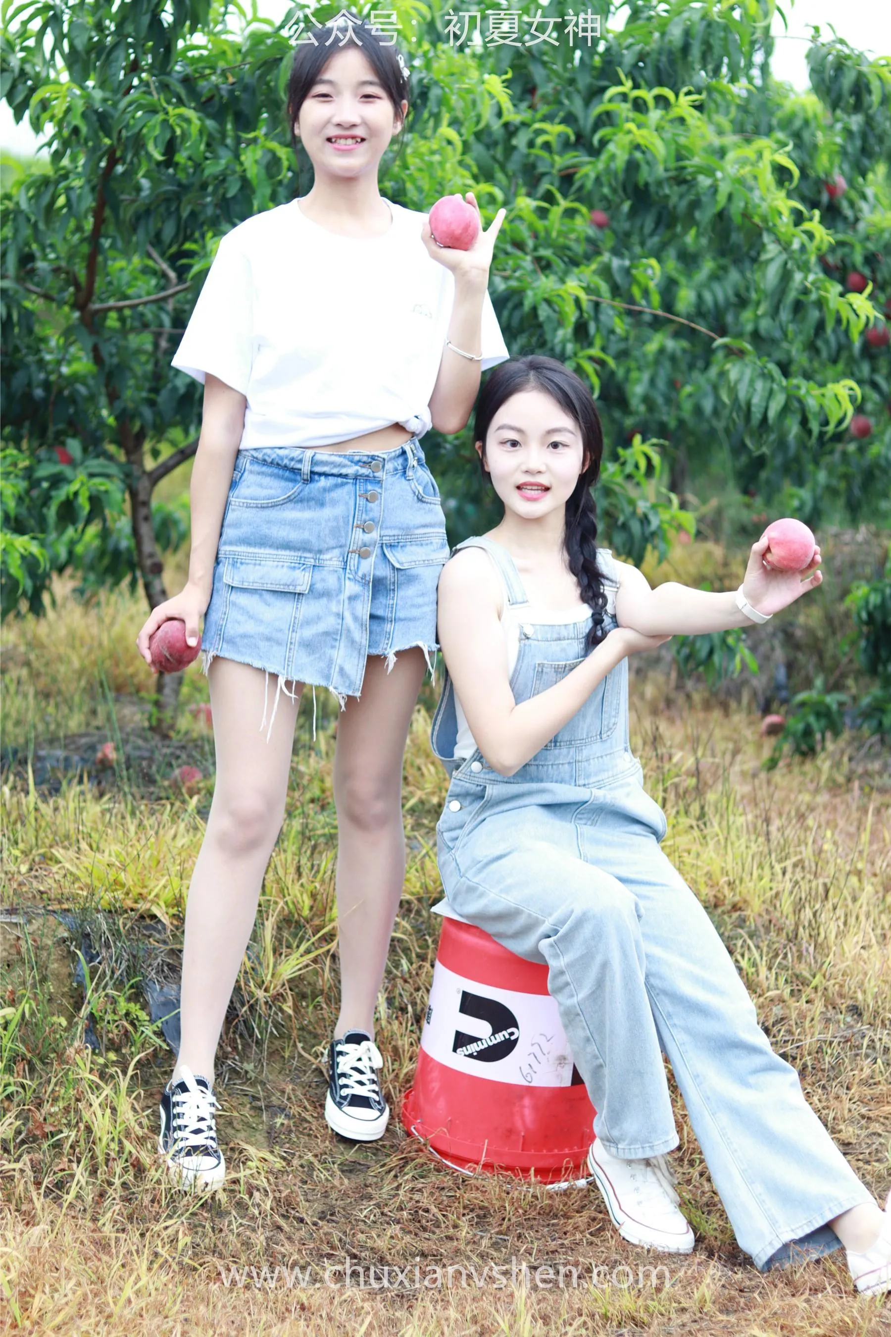 初夏女神 NO.055 双双点点 桃园姐妹 [172P]插图7